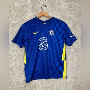 Chelsea Football Shirt 2021/22 Nike Vintage Soccer Jersey Boys Size 26